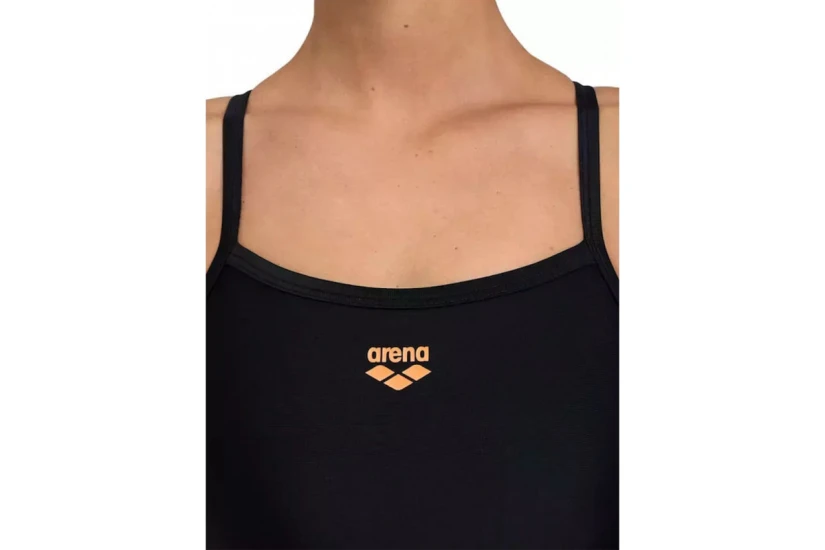 Arena Solid Swimsuit Lightdrop Γυναικείο Ολόσωμο Μαγιό Μαύρο