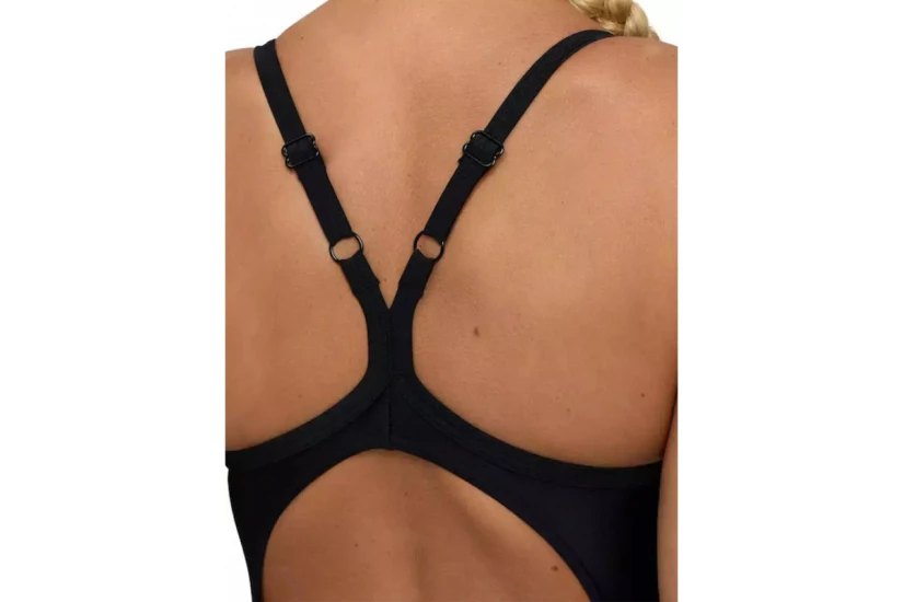 Arena Solid Swimsuit Lightdrop Γυναικείο Ολόσωμο Μαγιό Μαύρο