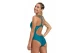 Arena Solid Swimsuit Lightdrop Back B Γυναικείο Ολόσωμο Μαγιό Πετρόλ