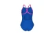 Arena Girls Light Drop Back Solid Παιδικό Ολόσωμο Μαγιό Μπλε, Φούξια