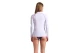 Arena Rash Vest Graphic Γυναικεία Μακρυμάνικη Μπλούζα UV Protection Λευκή