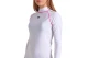 Arena Rash Vest Graphic Γυναικεία Μακρυμάνικη Μπλούζα UV Protection Λευκή