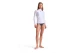 Arena Rash Vest Graphic Γυναικεία Μακρυμάνικη Μπλούζα UV Protection Λευκή