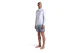 Arena Rash Vest Graphic Ανδρική Μακρυμάνικη Μπλούζα UV Protection Λευκή