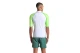 Arena Rash Vest Graphic Ανδρική Κοντομάνικη Μπλούζα UV Protection Λευκή, Λαχανί