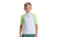 Arena Rash Vest Graphic Παιδική Κοντομάνικη Μπλούζα UV Protection Λευκή, Λαχανί