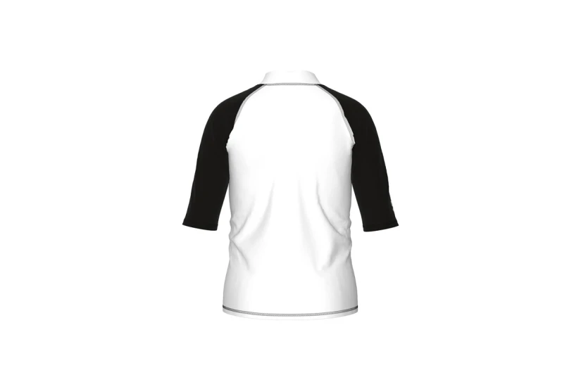 Arena Unisex Rash Vest S-S Graphic Παιδικό Αντηλιακό Κοντομάνικο T-Shirt Λευκό, Μαύρο