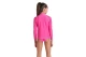 Arena Rash Vest Graphic Παιδική Μακρυμάνικη Μπλούζα UV Protection Φούξια