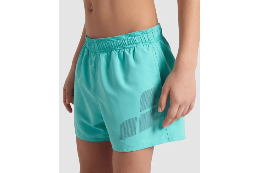 Arena Logo Beach Short Παιδικό Μαγιό Σορτς Τυρκουάζ