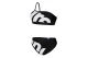 Arena Logo Single Shoulder Γυναικείο Μαγιό Bikini Μαύρο, Λευκό