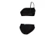 Arena Logo Single Shoulder Γυναικείο Μαγιό Bikini Μαύρο, Λευκό