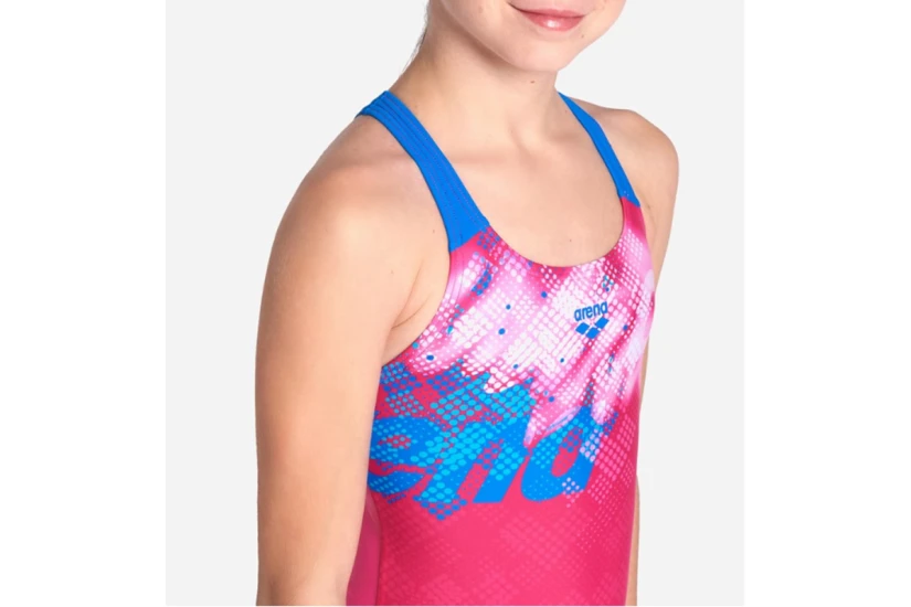Arena Girls Splash Point Swimsuit V Back Μαγιό Ολόσωμο