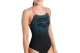 Arena Foggy Dots Swim Pro Γυναικείο Ολόσωμο Μαγιό Μαύρο, Ροζ