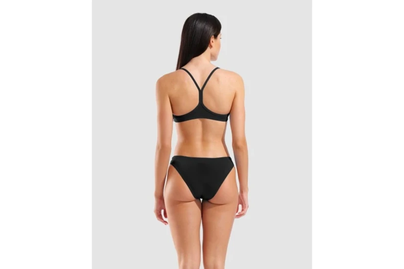 Arena Bandeau Solid Γυναικείο Μαγιό Bikini Μαύρο, Λευκό