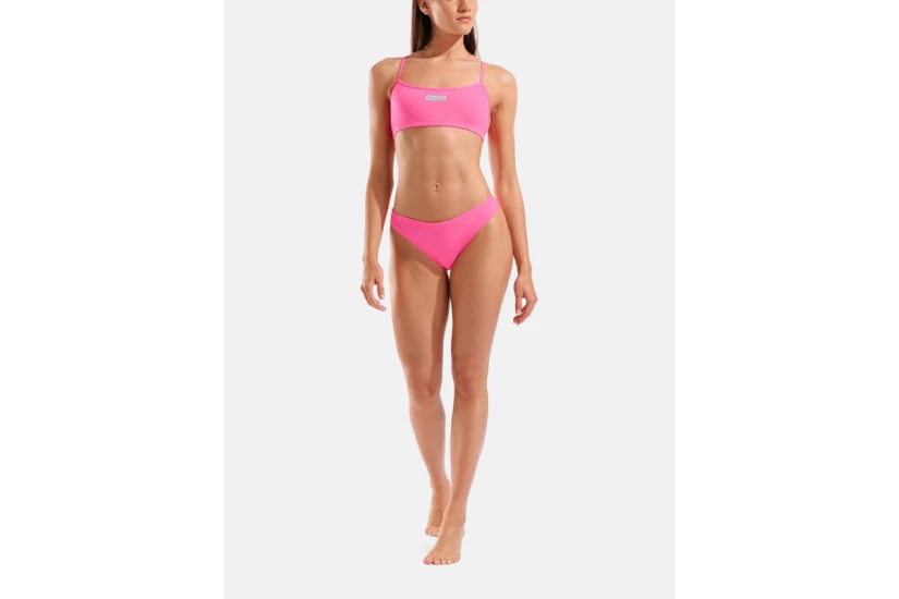 Arena Bandeau Solid Γυναικείο Μαγιό Bikini Φούξια, Τυρκουάζ