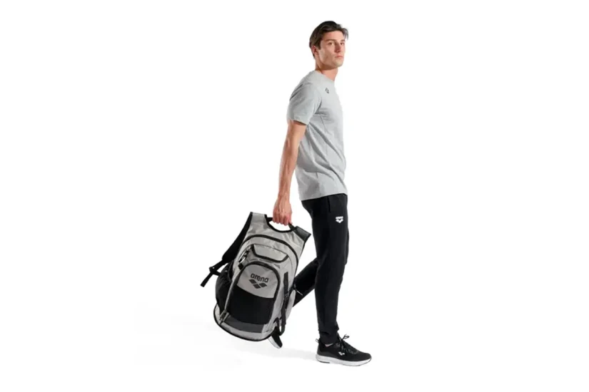 Arena All Set Backpack Γκρι Ανοιχτό, Μαύρος 45L