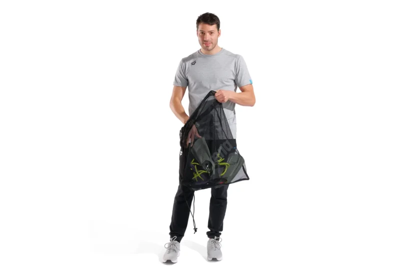 Arena One Go Mesh Σάκος Πλάτης Μαύρος 40L