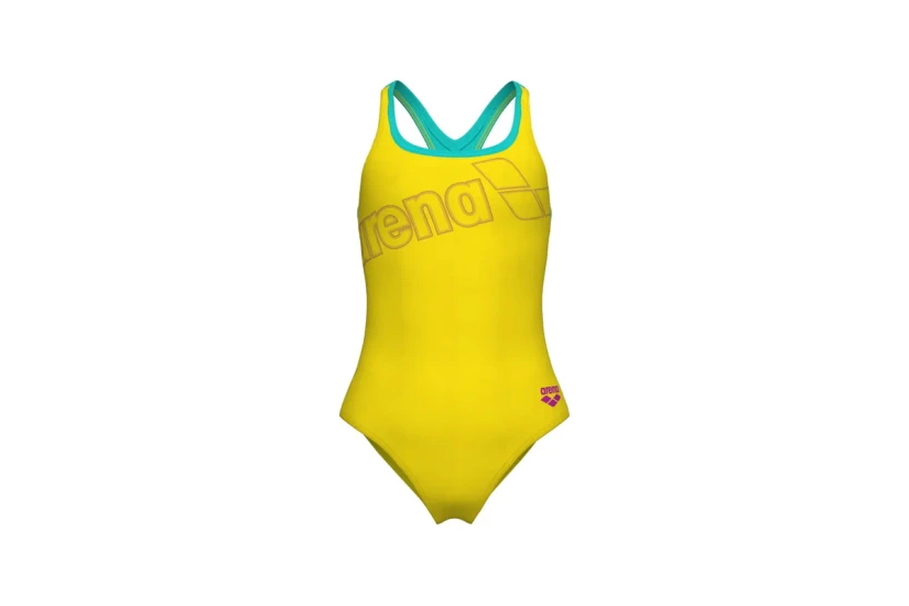 Arena Swim Pro Παιδικό Ολόσωμο Μαγιό Κίτρινο, Τυρκουάζ
