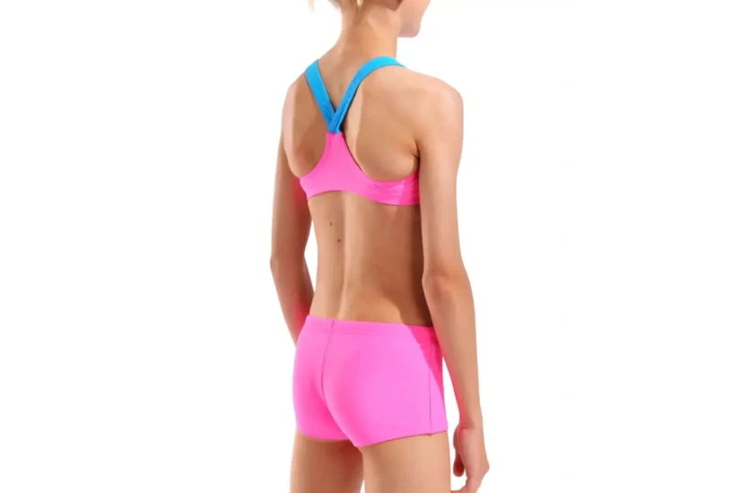 Arena Solid Παιδικό Μαγιό Bikini Φούξια, Μπλε