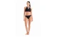 Arena Y-Line Solid Two-Piece Γυναικείο Μαγιό Bikini Μαύρο, Ροζ Φλούο