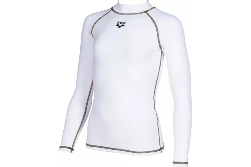 Arena Rash Vest Παιδική Μακρυμάνικη Μπλούζα UV Protection Λευκή