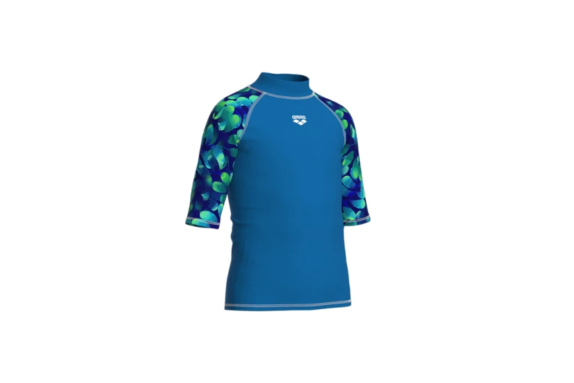 Arena Rash Vest Παιδική Κοντομάνικη Μπλούζα UV Protection Μπλε, Διάφορα Χρώματα