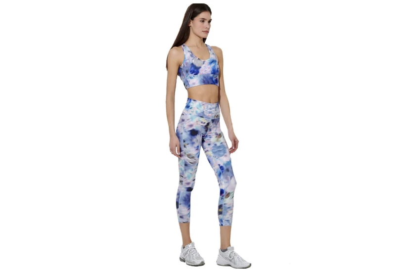 Body Action Allover Printed Γυναικείο Κολάν Πολύχρωμο