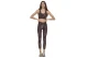 Body Action Allover Printed Γυναικείο Κολάν Καφέ, Μαύρο