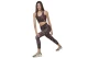Body Action Allover Printed Γυναικείο Κολάν Καφέ, Μαύρο