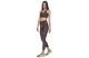 Body Action Allover Printed Γυναικείο Κολάν Καφέ, Μαύρο