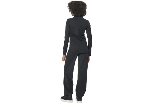 Body Action Open-Hem Παντελόνι Φόρμας Γυναικείο (011625 BLACK-01)