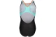 Arena Paint Swim Pro Back Παιδικό Ολόσωμο Μαγιό Μαύρο, Μπλε, Τυρκουάζ, Πορτοκαλί