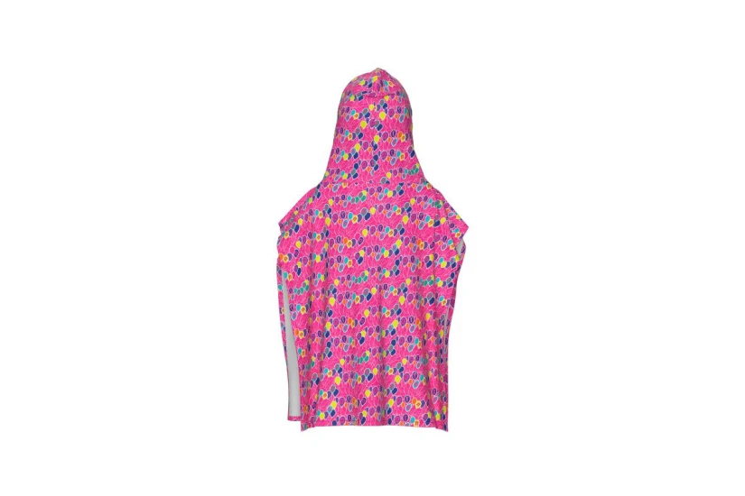 Arena Cotton Bathrobe Παιδικό Πόντσο Φούξια, Κίτρινο, Μπλε