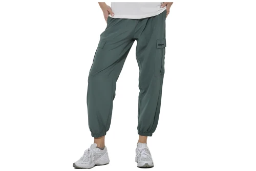 Body Action Poly Stretch Cargo Παντελόνι Φόρμας Γυναικείο (021623 BALSAM GREEN-07A)
