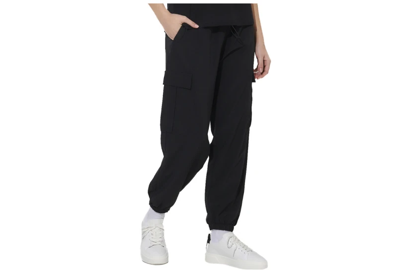 Body Action Poly Stretch Cargo Γυναικείο Παντελόνι Φόρμας Μαύρο
