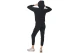 Body Action Fleece Skinny Παντελόνι Φόρμας Γυναικείο (021627 BLACK-01)