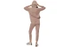 Body Action Fleece Skinny Παντελόνι Φόρμας Γυναικείο (021627 MOCHA MERINGUE-05E)