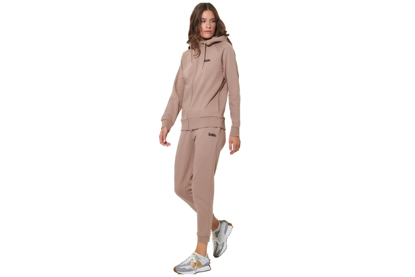 Body Action Fleece Skinny Παντελόνι Φόρμας Γυναικείο (021627 MOCHA MERINGUE-05E)
