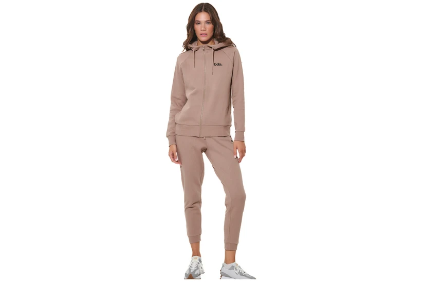 Body Action Fleece Skinny Παντελόνι Φόρμας Γυναικείο (021627 MOCHA MERINGUE-05E)