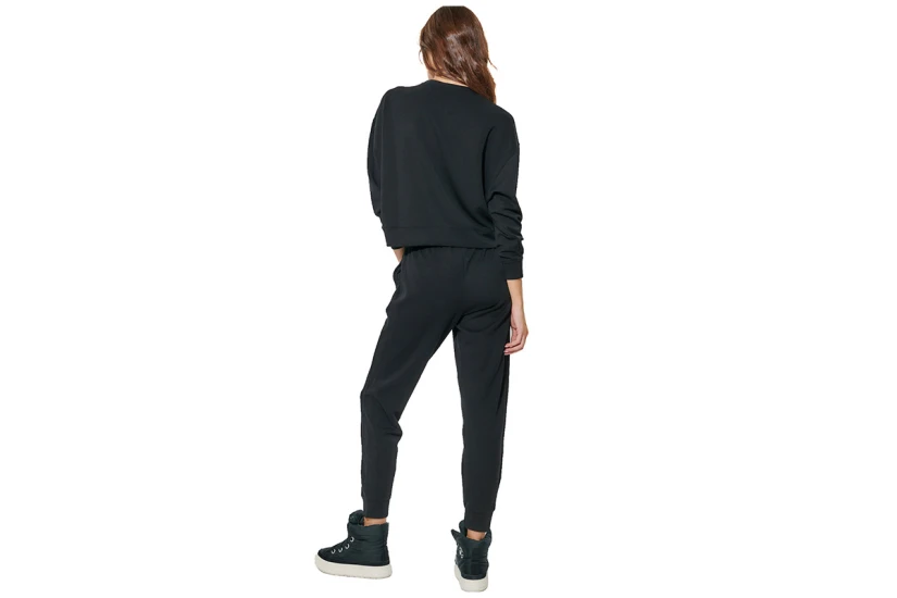 Body Action Modal Παντελόνι Φόρμας Γυναικείο (021632 BLACK-01)