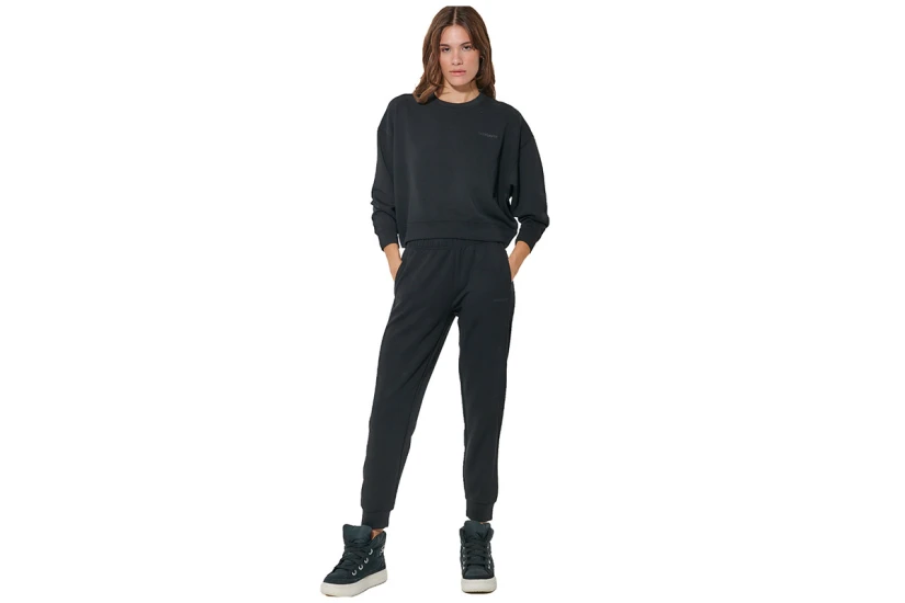 Body Action Modal Παντελόνι Φόρμας Γυναικείο (021632 BLACK-01)