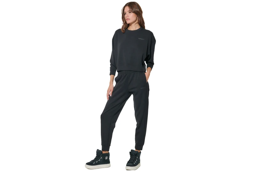 Body Action Modal Παντελόνι Φόρμας Γυναικείο (021632 BLACK-01)