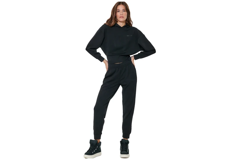Body Action Modal Παντελόνι Φόρμας Γυναικείο (021632 BLACK-01)