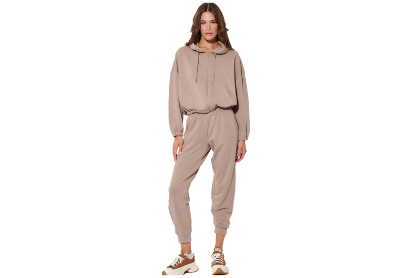 Body Action Modal Παντελόνι Φόρμας Γυναικείο (021632 MOCHA MERINGUE-05E)