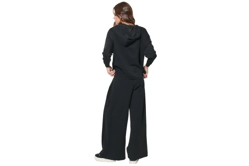 Body Action Modal Wide-Leg Παντελόνι Φόρμας Γυναικείο (021634 BLACK-01)