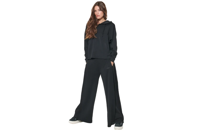 Body Action Modal Wide-Leg Παντελόνι Φόρμας Γυναικείο (021634 BLACK-01)