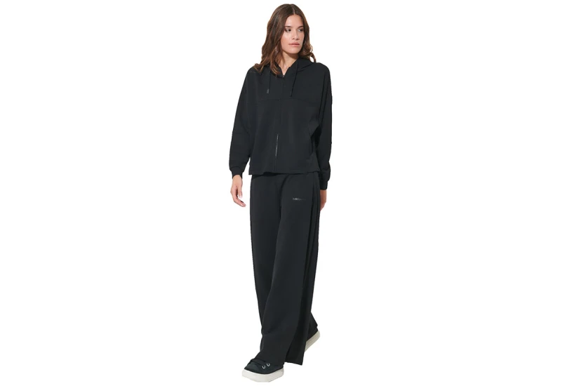 Body Action Modal Wide-Leg Παντελόνι Φόρμας Γυναικείο (021634 BLACK-01)