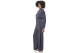 Body Action Modal Wide-Leg Παντελόνι Φόρμας Γυναικείο (021634 EBONY BLUE-04E)
