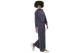 Body Action Modal Wide-Leg Παντελόνι Φόρμας Γυναικείο (021634 EBONY BLUE-04E)