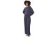 Body Action Modal Wide-Leg Παντελόνι Φόρμας Γυναικείο (021634 EBONY BLUE-04E)
